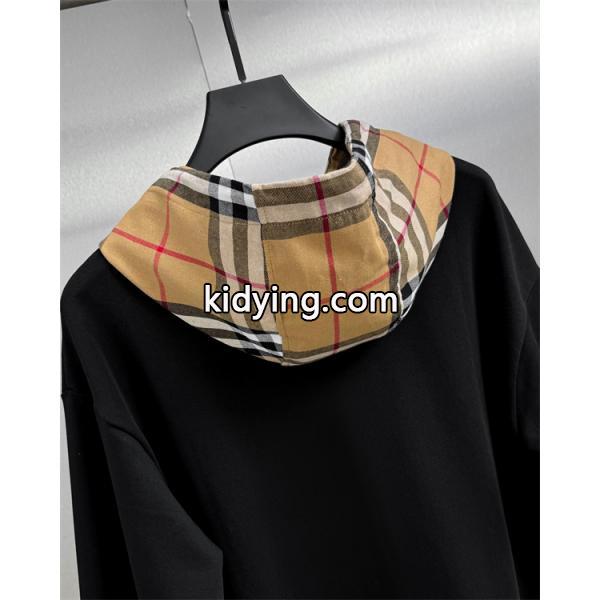 バーバリー コピー BURBERRY 期間限定!2025秋冬定番 キャメル&ブラック パーカー-7