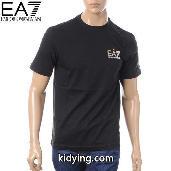 エンポリオアルマーニ EMPORIO ARMANI EA7 クルーネックTシャツ 半袖 メンズ 3ZPT87 PJ02Z ブラック 2018春夏セール :18110101101:BRAVAS - 通販ショッピング-0