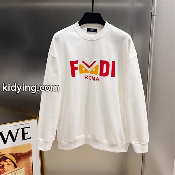 FENDI フェンディ コピー トレーナー 配色プリント ゆったり 定番人気-0