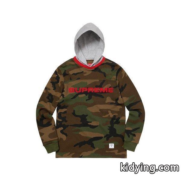 Supreme シュプリーム 2017-18年秋冬 Hooded Waffle Woodland パーカー カモ ロゴ :sup-item-0018:fashionplate Yahoo!ショップ - 通販ショッピング-0