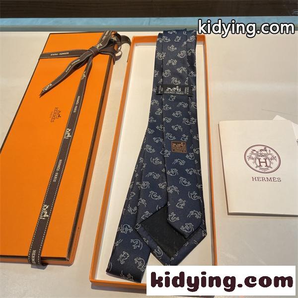 HERMES エルメス スーパーコピー 新登場 メンズ ネクタイ クラシック スーツ映え 高品質-3