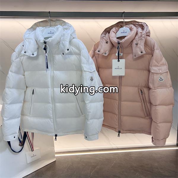 ホワイトピンク 2 色 フード付  MONCLER モンクレール コピー ダウンジャケット 秋冬高品質アウター-0