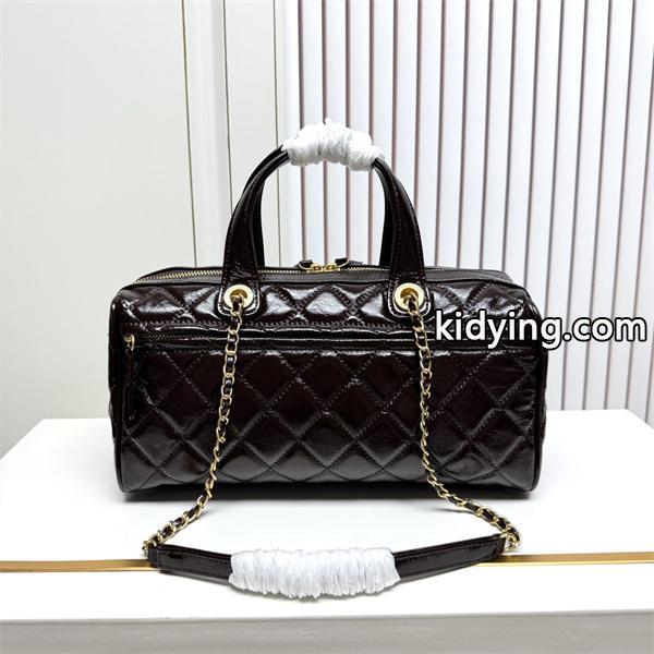 新作 ブラウン 大人可愛い 人気 旅行 高級感 CHANEL シャネル スーパーコピー ボストンバッグ-2