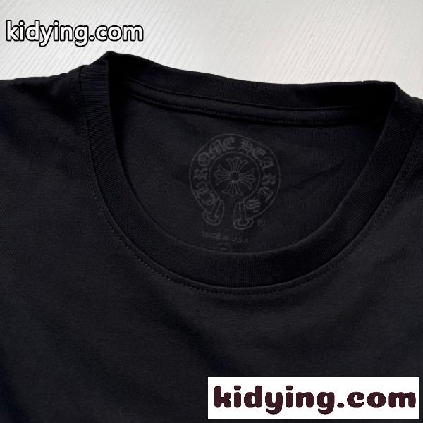 2026新作 Chrome Hearts N級品 クロムハーツ ロングTシャツ STAFFロゴ バックホースシュー プリント 長袖Tシャツ コットン 人気アイテム-7