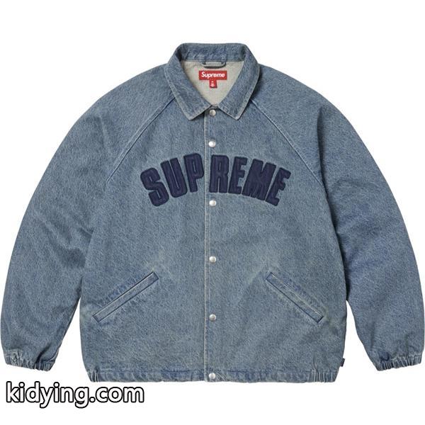 2025新作 シュプリーム デニムジャケットコピーSUPREME SS25 OLD ENGLISH COACHES JACKET秋の定番ブランド コピー 激安(日本最大級)-1