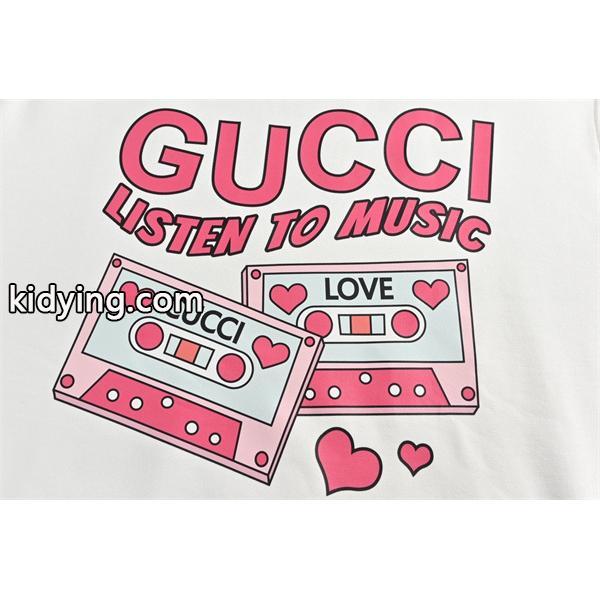 グッチ コピー 数量限定 ミュージックカセット プリント スウェット トレーナー ブラック GUCCI-1