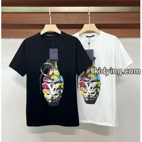 カジュアル春夏 LOUIS VUITTON ルイ ヴィトン 半袖Tシャツ 高級感を引き立てる_ルイ ヴィトン LOUIS VUITTON_ブランド コピー 激安(日本最大級)-0
