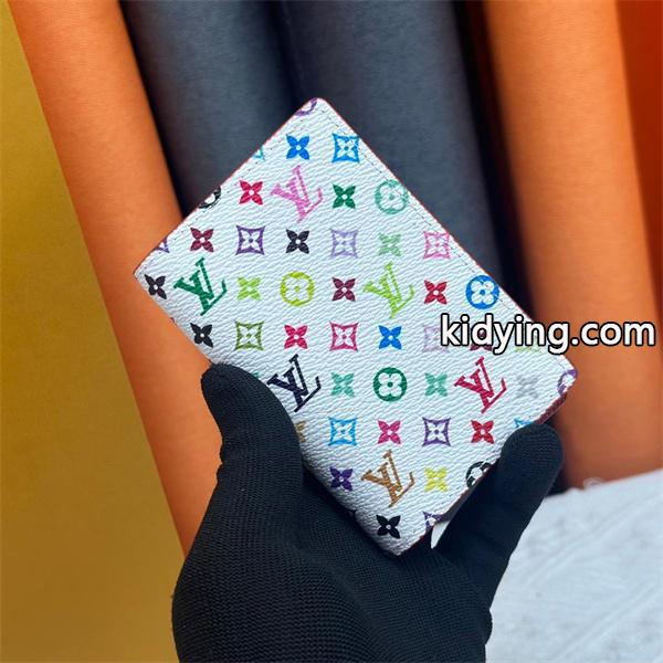 ルイヴィトン スーパーコピー カジュアル 可愛い マルチカラー 二つ折り財布 LOUIS VUITTON-1