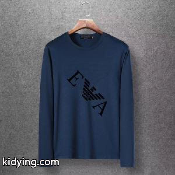 アルマーニ ARMANI 長袖Tシャツ 多色可選 2019秋冬におすすめ着こなし ふんわりまとって暖かお洒落_アルマーニ ARMANI_ブランド コピー 激安(日本最大級)-2