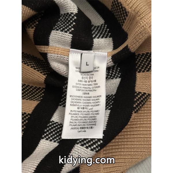 カーキロゴアクセント 秋冬大人気注目 バーバリー 偽物 パーカーニット クオリティ Burberry 2025AW注目-4