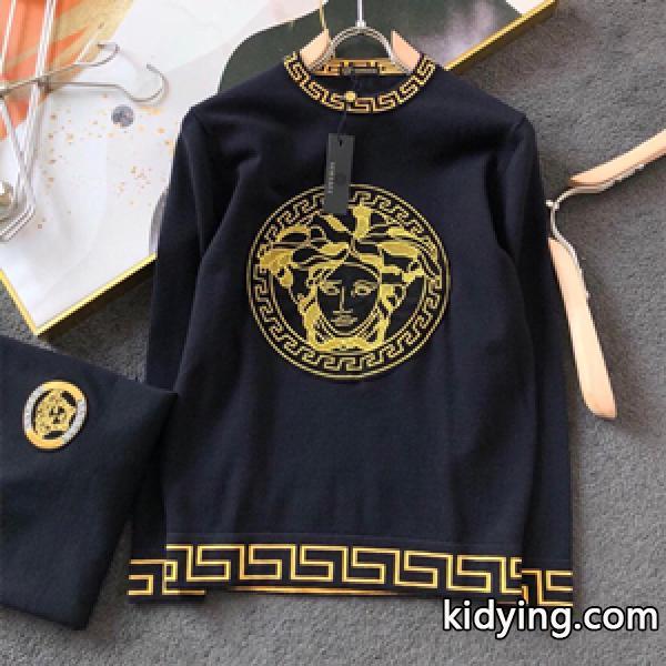 2021年人気ランキング VERSACE ヴェルサーチ コピー セーター メンズ 秋冬おしゃれな装い 値下げる-0