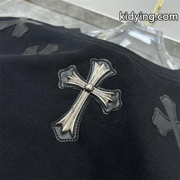 Chrome Hearts コピー パーカー 売れ筋 ホワイト 鮮やか十字刺繍 新作登場 秋冬ファッション クロムハーツ-4