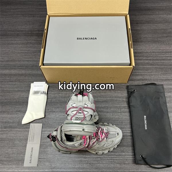 BALENCIAGA 激安 Track Trail スニーカー メンズ ローカット 厚底 トレイル系 レースアップ ボリュームソール グレー系-4
