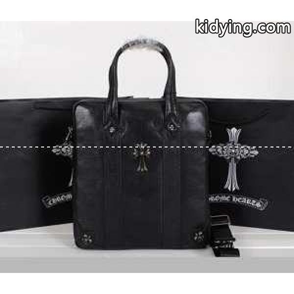 人気沸騰な黒いCM3398-4K-MM　クロムハーツ　Chrome Hearts　十字架ロゴ　メンズレザー ショルダーバッグ_CHROME HEARTS クロムハーツ_ブランド コピー 激安(日本最大級)-0