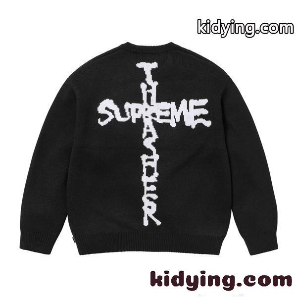 ニット セーター 春 SUPREME シュプリーム コピー ストリート カジュアル 防寒 人気-0