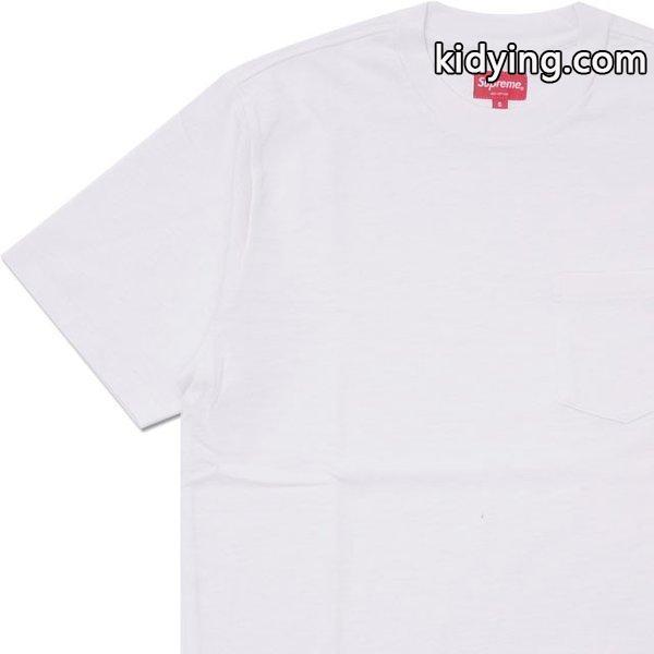 SUPREME(シュプリーム) S/S Pocket Tee (Tシャツ) WHITE 203-000296-030+【新品】(半袖Tシャツ) :18082030:クリフエッジ - 通販ショッピング-0