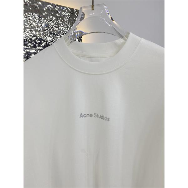 秋冬 上品 ブラック ロゴ ACNE STUDIOS アクネ ストゥディオズ コピー ロングTシャツ 洗練感-3