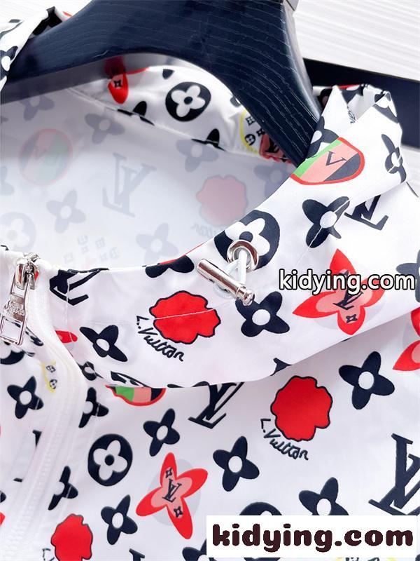 ルイヴィトン コピー セットアップ カラフル総柄 LOUIS VUITTON 防晒 UVカット 軽やか 通気性 海辺-6