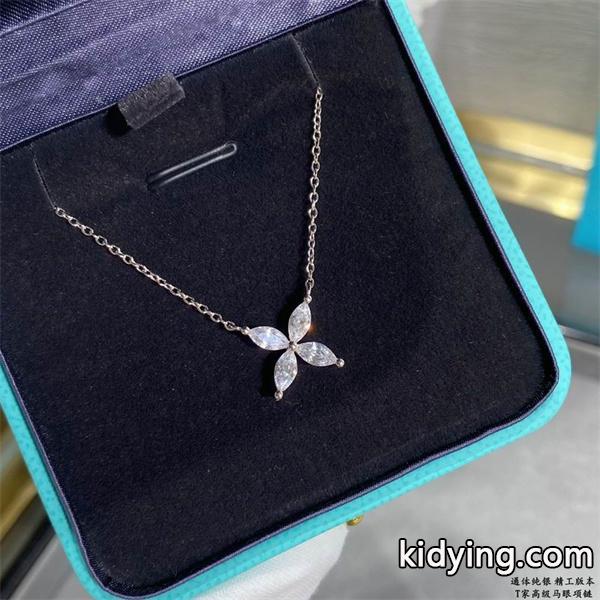 繊細輝き フラワーモチーフ Tiffany&Co ティファニー コピー ネックレス 上品仕上げ-6