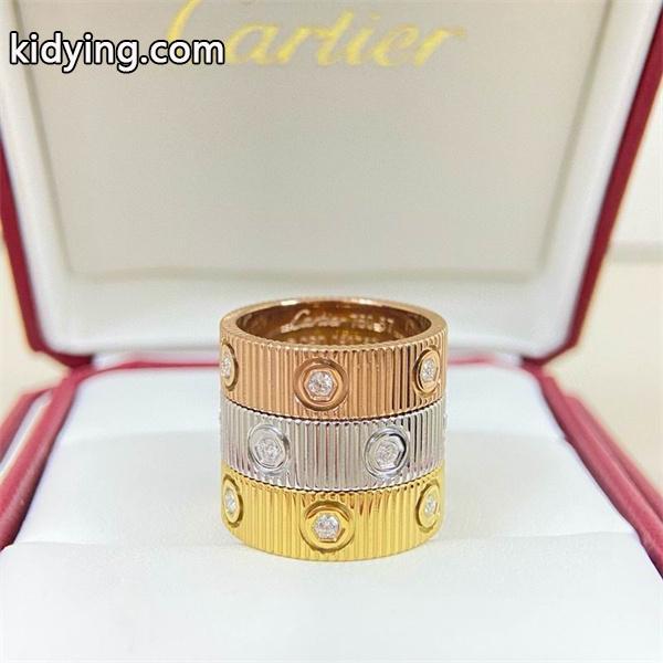存在感抜群 Cartier カルティエ コピー リブテクスチャー リング 高級 2026新作-0