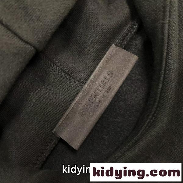 FEAR OF GOD ESSENTIALSフィアオブゴッド第9シーズンプルオーバーパーカー同色ロゴオーバーサイズ男女兼用-10