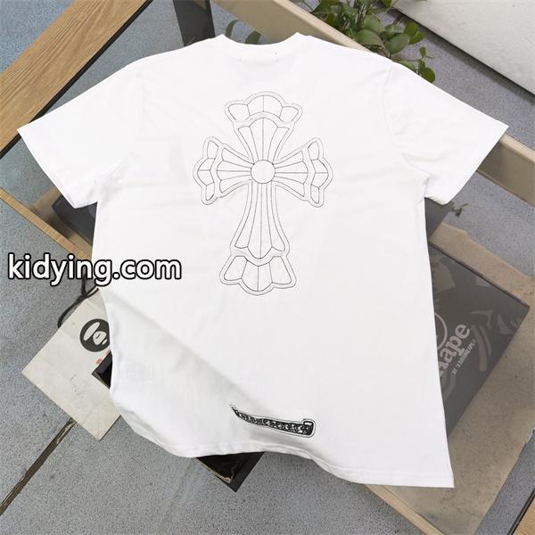 お気に入りの最新コレクション 流行色春夏 クロムハーツ CHROME HEARTS 半袖Tシャツ 2色可選 男女兼用_クロムハーツ CHROME HEARTS_ブランド コピー 激安(日本最大級)-0