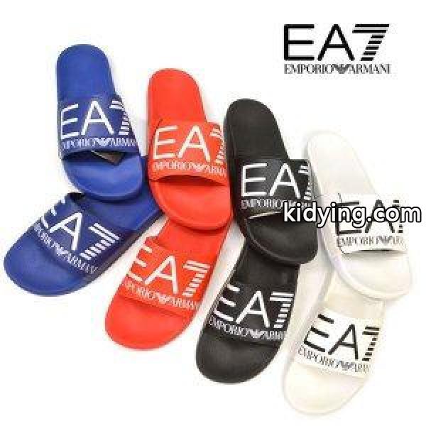 EA7【イーエーセブン/アルマーニ】メンズ&ロゴシャワーサンダル&ear18s003【905012 8P215：ホワイト/ブラック/レッド/ブルー】 :ear18s003:ハイビューティ - 通販ショッピング-0