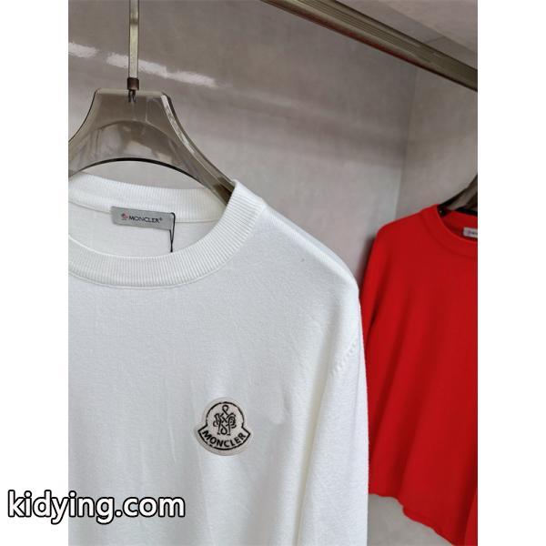 ネイビー セーター セーター 高級質感ロゴ 2025秋冬上品 MONCLER モンクレール 偽物 ユニセックス-4