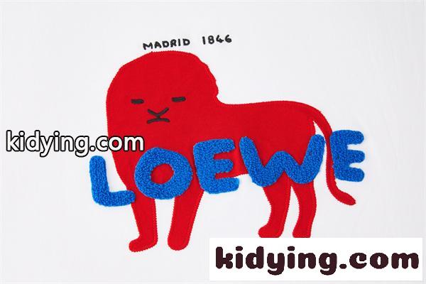アニマルグラフィック 遊び心デザイン おしゃれ注目作 LOEWE ロエベ コピー 半袖Tシャツ ポップスタイル-2
