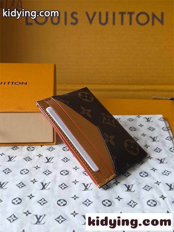 Louis Vuitton コピー ルイヴィトン M14733 カードケース モノグラム カードホルダー スリム設計 V字ポケット コンパクト財布 名刺入れ メンズ レディース-2