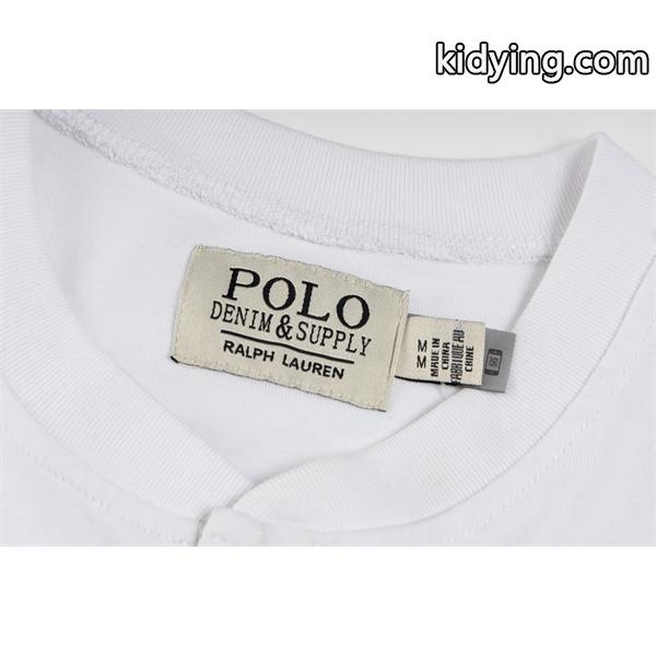 Polo Ralph Lauren ポロ ラルフローレン コピー 入手困難 プレミアム ヘンリーネック ロングTシャツ 大人リラックス-8
