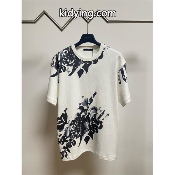お買い得上品な1AFAYDモノグラムコットンピケTシャツ通勤通学  LOUIS VUITTON ヴィトン 激安通販 大歓迎高級感 着れてオシャレに魅せれ-0