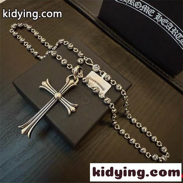 高級感溢れる シルバー CHROME HEARTS クロムハーツ コピー ネックレス 重厚 プレミアム-7