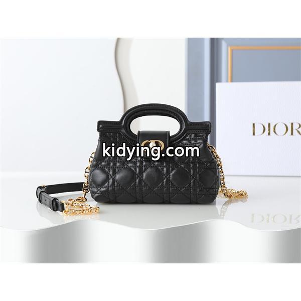 ディオール DIOR ピンク菱格 パールロゴ ハンドバッグ スーパーコピー レディース フェミニン-2