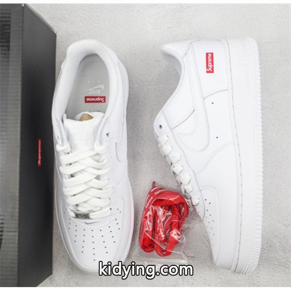 定番商品& Supreme Air Force 1’07 Low スニーカーホワイト色シュプリームコピースニーカー人気カジュアルシューズ-0