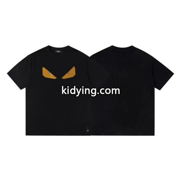 【関税込】国内即発 フェンディ アナグラムプリント 半袖Tシャツ41689980フェンディコピー大きいサイズ男性用-0