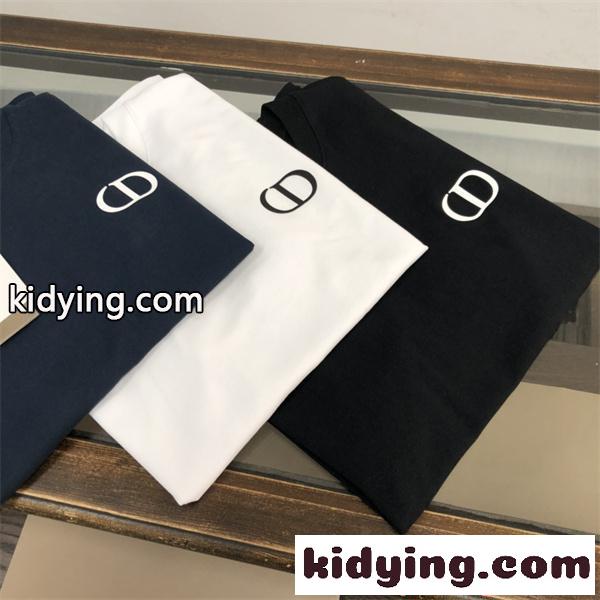 半袖Tシャツ 刺繍 DIOR ディオール スーパーコピー シンプル 快適 当店イチオシ モード系-1