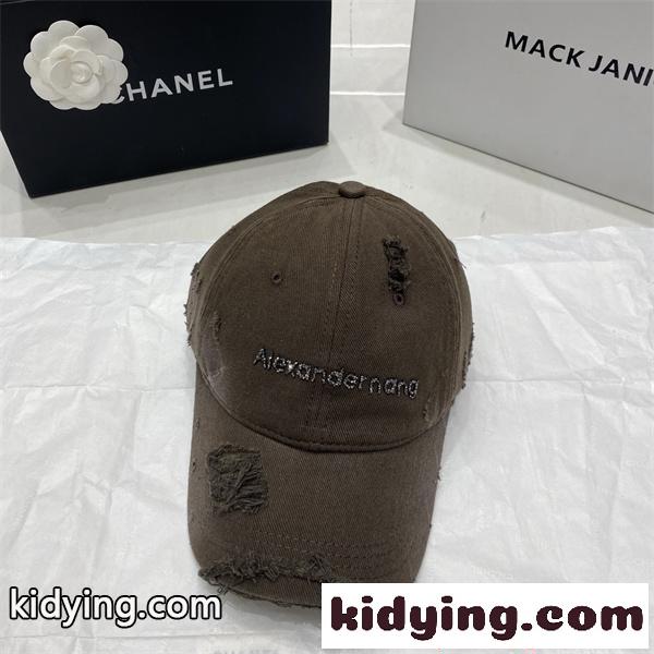 2026新作 キャップ ダメージ加工 Alexander wang 刺繍 アレキサンダーワン コピー ヴィンテージ風 カジュアル-3