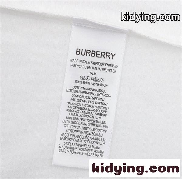 アニマルモチーフ ベアラインプリント ポップアクセント 推しトップス BURBERRY バーバリー コピー 半袖Tシャツ-9