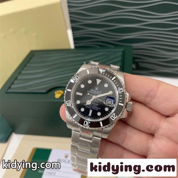 高評価継続 サブマリーナー ブラックダイアル ROLEX ロレックス スーパーコピー スサブマリーナー クラシック メンズ 自動巻き機械式 40mm 腕時計-4