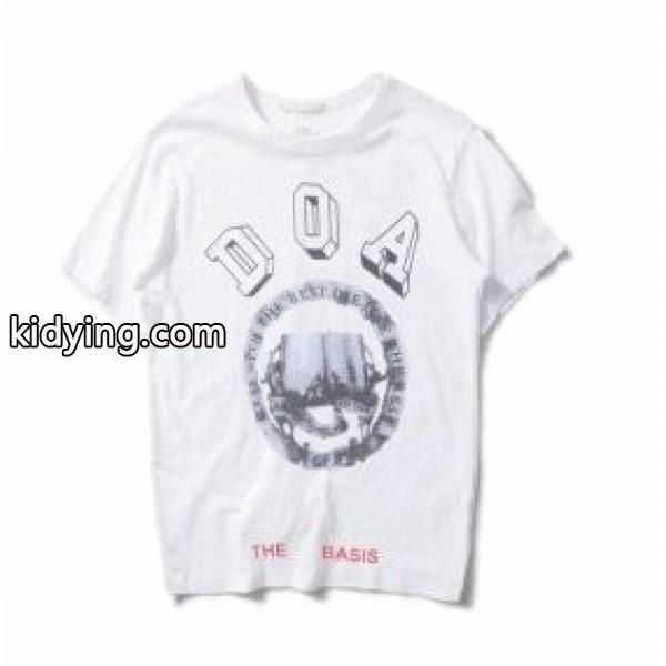 オフホワイト OFF-WHITE ロゴ スーパーコピー ラウンドネック 半袖Tシャツ 男性用 定番人気-1