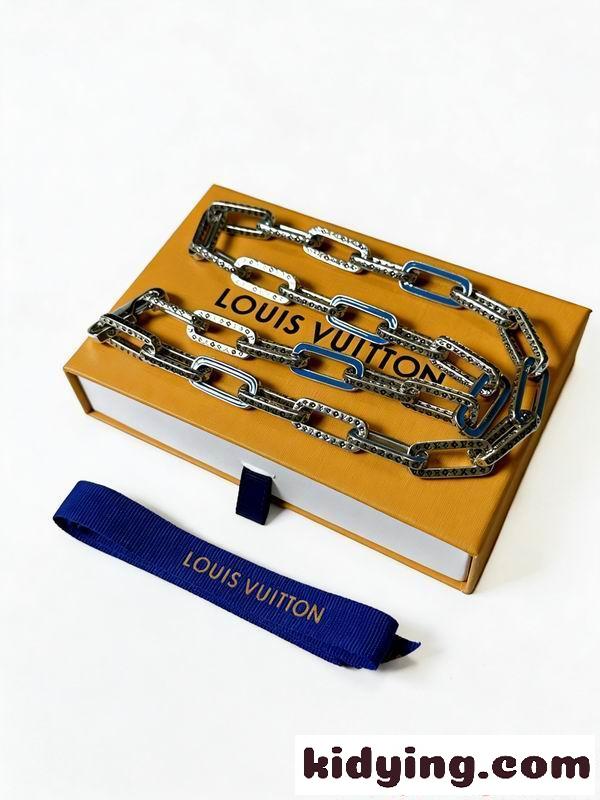 ネックレス ブルーアクセント LOUIS VUITTON ルイヴィトン スーパーコピー ステンレス仕様 個性派-5