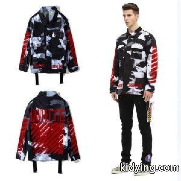 デザイン性の高い 2017秋冬季超人気 首胸ロゴ Off-White オフホワイト 満足できるコート_Off-White オフホワイト_ブランド コピー 激安(日本最大級)-0