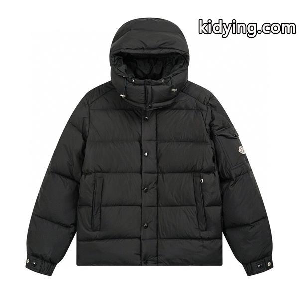 ブラック シンプル定番 ボリューム中綿 保温力抜群 2025秋冬コーデ MONCLER モンクレール 偽物 ダウンジャケット-0