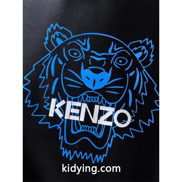 ケンゾー ブラック ブルータイガープリント パーカー KENZO スーパーコピー 秋冬 魅力 人気 トレンド-5