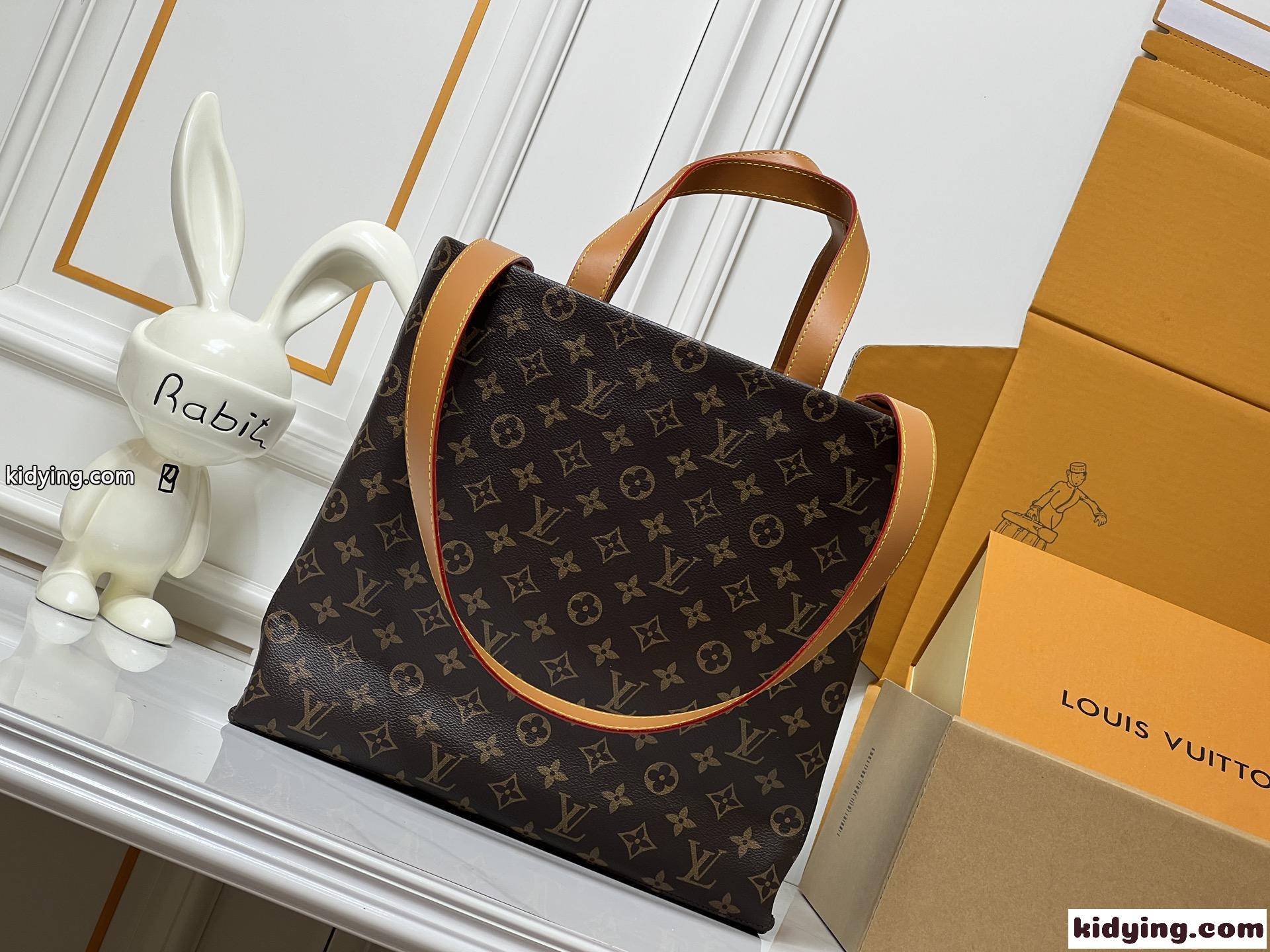 ルイヴィトン コピー トートバッグ LOUIS VUITTON レディース 大容量 軽量設計 肩掛け対応 通勤旅行-4