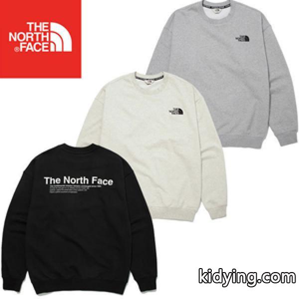 韓国限定 THE NORTH FACEコピースウェット ユニセックス お洒落なスタイリング ロゴプリント プルオーバー長袖-0