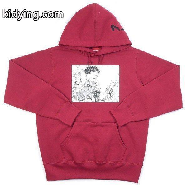 シュプリーム SUPREME ×AKIRA 17AW Arm Hooded Sweatshirt スウェットパーカー バーガンディー 新品  通販-0