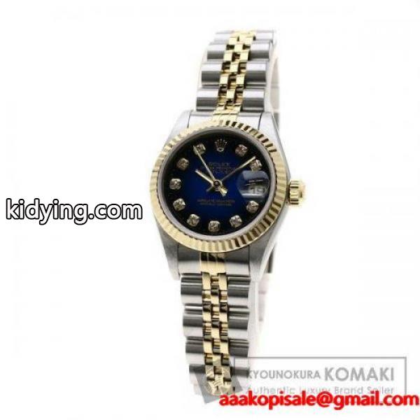 ROLEX ロレックス 69173G デイトジャスト 腕時計 ステンレススチール/SSxK18YG レディース 中古 :00307003:ブランド京の蔵小牧 - 通販ショッピング-0