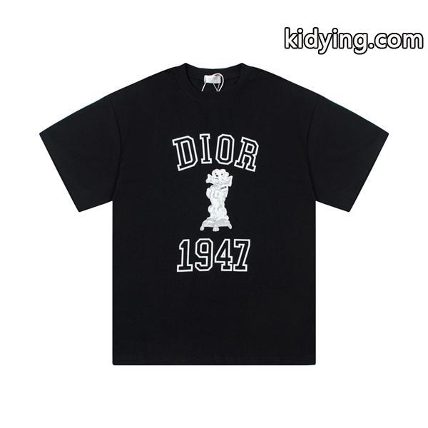細部までこだわったTシャツDIOR メンズ半袖tシャツ 人気ブランドロゴ偽物-1